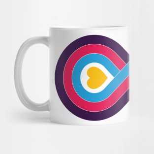 Polyamory Infinity Love Symbol - (New Pride Colors!) Mug